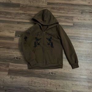 Brown Zip Up
